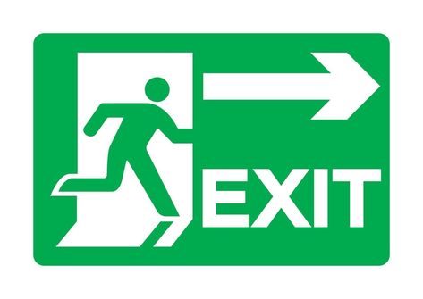 Exit Sign Design, Crossroad Sign, Fire Exit Sign, Wooden Sign Posts, Name Activities Preschool, Wooden Arrow Sign, Green Sign, Emergency Exit Signs, Fire Exit