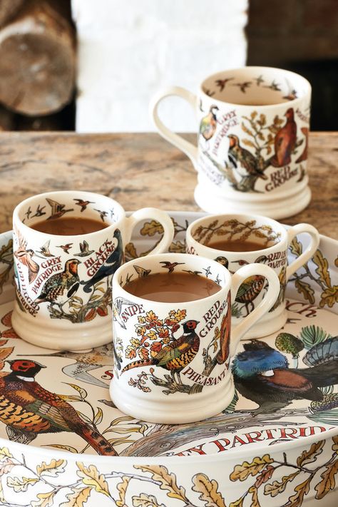 Emma Bridgewater Autumn Winter 2017 Holiday China, Emma Bridgewater Pottery, English Country Style, English China, The Lord Is Good, Cottage In The Woods, Game Birds, Emma Bridgewater, English Country House