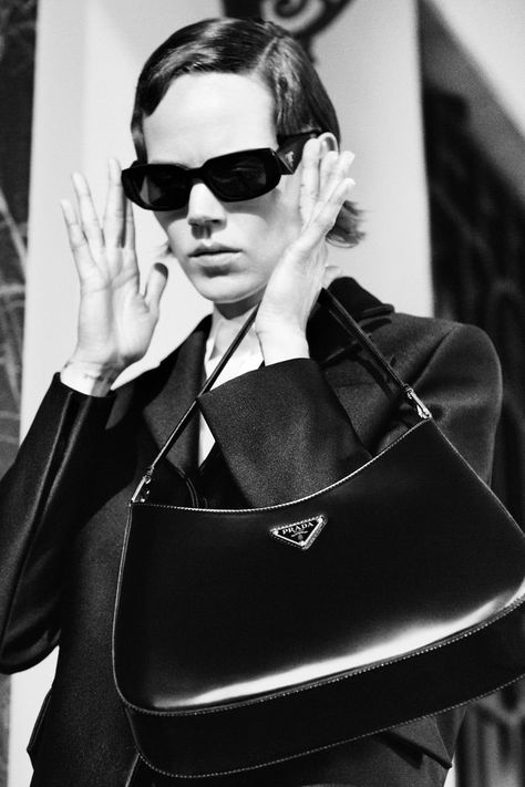 The Prada Cleo Just Usurped The Nylon Shoulder Bag | British Vogue