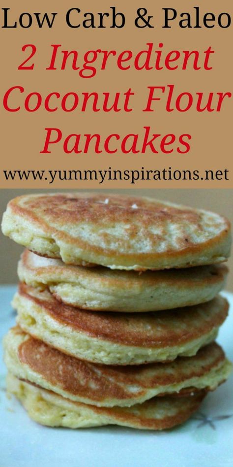 Coconut Flour Pancakes Recipe, Pancakes Low Carb, Keto Quiche, Menu Sarapan Sehat, Desayuno Keto, Coconut Flour Pancakes, Plat Vegan, Pancakes Vegan, Coconut Flour Recipes