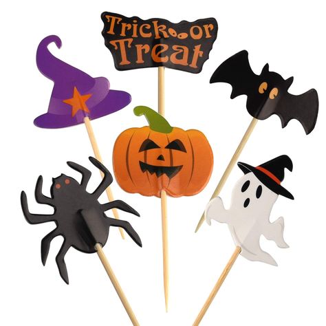 Imprimibles Halloween, Topper Halloween, Halloween Cupcake Toppers, Graduation Cupcake Toppers, Casa Halloween, Halloween Cupcake, Feliz Halloween, Halloween Kitchen, Halloween Toys