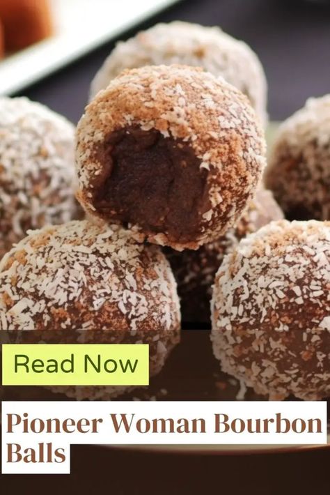 Last Updated on June 19, 2023 Pioneer Woman’s Bourbon Balls are an easy and delicious dessert that will make any occasion special. Created by Ree Drummond, the Pioneer Woman, these bourbon balls are made with just a few ingredients and are sure to be a hit! Perfect for a holiday party or backyard gathering. Read ... Read more Bourbon Ball Recipes, Christmas Bourbon Balls, Easy Bourbon Balls Recipe, Southern Living Bourbon Balls, Pioneer Woman Rum Balls, No Bake Bourbon Balls, Bourbon Balls Recipe Easy, Brandy Balls, Liquor Chocolates