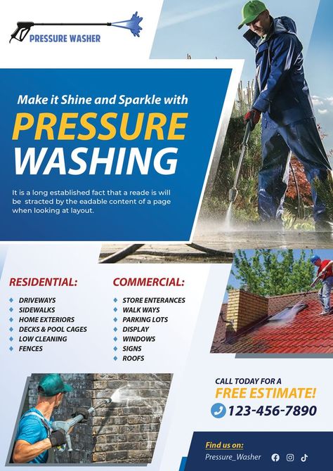 Pressure Washer Tips, Business Plan Infographic, Pressure Washing Business, Reading Body Language, Cleaning Services Company, Car Wash Business, Pressure Washing Services, Lawn Care Business, Business Branding Inspiration