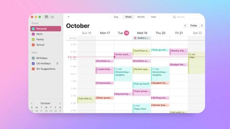 Setups & Tech | Gridfiti Aesthetic Apple Calendar, Ical Calendar Aesthetic, Apple Calendar Organization Aesthetic, Apple Calendar Hex Codes, Apple Calendar Color Palette, Apple Calendar Aesthetic, Apple Calendar Organization, Google Calendar Color Scheme, Aesthetic Planner Ideas