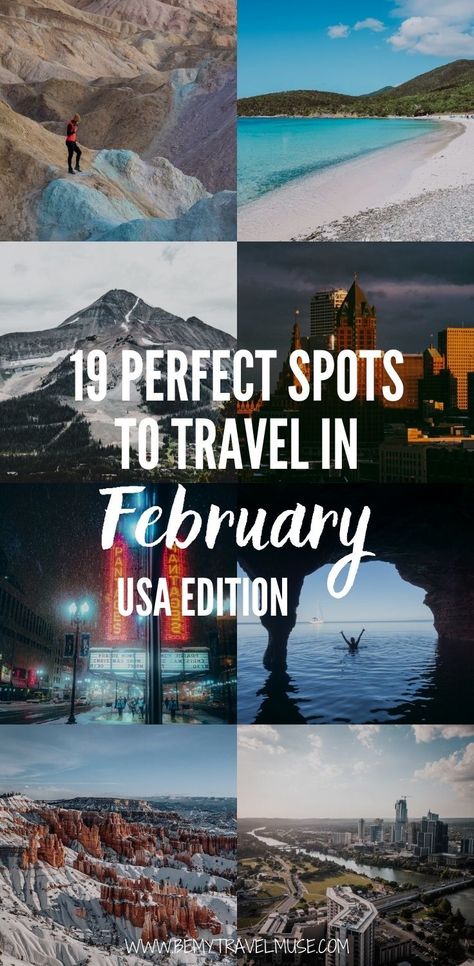 Travel In February, List Of Cities, Gorgeous Places, Friend Vacation, Hot Springs National Park, Time To Travel, Where To Travel, Winter Vibes, All I Ever Wanted