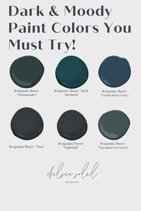 Behr Dark Blue Green Paint Colors, Midnight Blue Paint Benjamin Moore, Midnight Green Paint, Dark Blue Green Grey Paint Colors, Dark Greenish Blue Paint, Benjamin Moore Dark Teal Paint Colors, Dark Bluish Green Paint Colors, Best Deep Teal Paint Color, Emerald Teal Paint Color