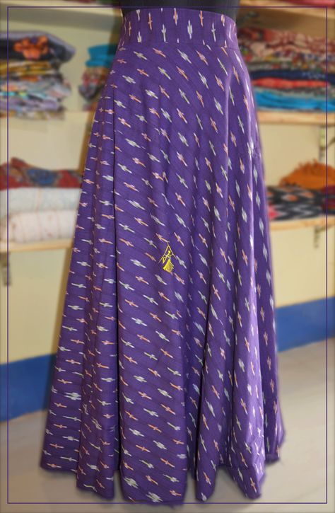 Purple ikat mercerised cotton skirt with cotton lining.. Whatsapp: 7032903346 for size availability.. #anviti #anvitiboutique #ikatskirt #skirts #ikatfashion #cottonskirt Ikat Skirt, Ikat Dress, Cotton Skirt, Women Clothing Boutique, Skirt Fashion, Boutique Clothing, Maxi Skirt, Boutique, Skirt