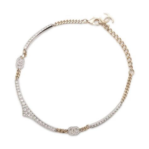 Used Chanel Necklace Coco Mark Rhinestone Choker B21a Chanel Women's (Sku: Gzl13ilm) === General === Brand : Chanel === Design === Necklace Type : Choker Gender : Women Material : Metal Color : Gold, Silver === Size === Neck Circumference : 35.5 Cm - 43 Cm / 13.97'' - 16.92'' === Included Items === Accessories : None Accessories Notice : Before Purchasing, Please Refer To The Images Of The Accessories Included With The Item. === Condition === Condition : Used (Very Good) Ranking : Rank A Used - Cc Necklace, Choker Silver, Chanel Necklace, Chanel Logo, Rhinestone Choker, Chanel Model, Chanel Jewelry, Accessories Jewelry Necklace, Timeless Handbag