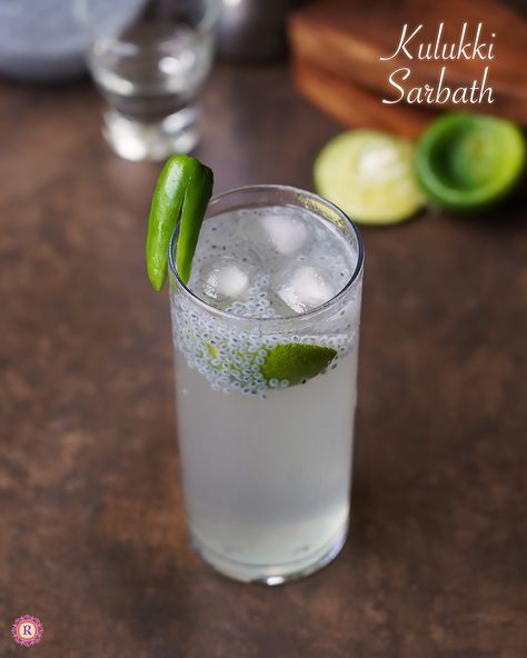 Kulukki Sarbath is a popular and refreshing drink from the Indian state of Kerala. This cold drink is made with fresh lime or lemon juice, sugar, basil seeds (sabja seeds). Perfect for summer as this has sabja seeds in the drink, and for that reason, it's a natural body coolant and quite refreshing ice cold... Read More The post Kulukki Sarbath Recipe appeared first on Raks Kitchen. Sarbath Recipe, Lent Fasting, Sabja Seeds, Basil Seeds, Lime Salt, Ice Cold Drink, Chocolate Bomb, Interesting Food, Juice Bar