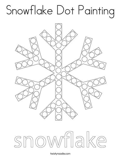 Snowflake Dot Painting Coloring Page - Twisty Noodle Exercise Challenges For Beginners, Dot Sticker Snowflake, Snowflake Activity For Kids, First Day Of Winter Crafts Preschool, Winter Theme Worksheets Preschool, Snowflake Painting For Kids, Winter Dot Painting Free Printable, Snowman Dot Painting, Free Snowflake Printables