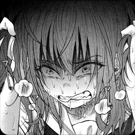 Yandere Manga, Anime Expressions, Drawing Expressions, Dark Art Illustrations, Face Expressions, Dark Anime, Art Inspiration Drawing, Manga Girl, 그림 그리기