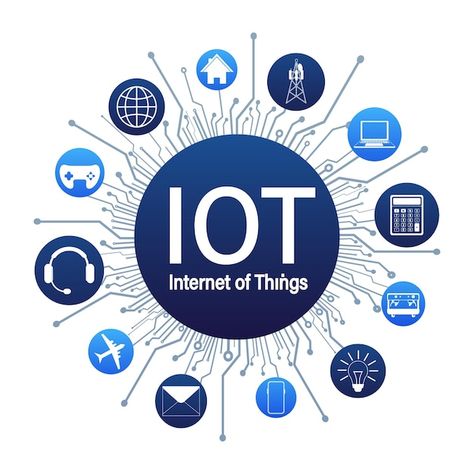 Vector iot internet of things devices an... | Premium Vector #Freepik #vector #internet-things #iot #data #network Internet Of Things Design, Iot Security, Iot Internet Of Things, Digital Door Lock, Data Network, Video Mockup, Birthday Quotes Funny, Internet Of Things, Jesus Christ Images