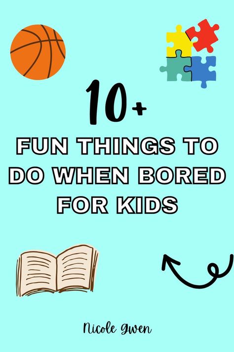 fun things to do for kids Fun Free Things To Do With Kids, Things To Do Indoors With Kids, Indoor Activities For Kids 8-10 Years Old, Fun Things For Kids To Do At Home, Activities For 10 Yrs Old, Fun Things To Do With Kids At Home, Things To Do With Kids At Home, Fun Babysitting Activities, Fun Things To Do With Kids