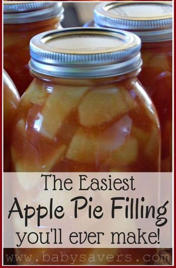 Easy Apple Pie Filling Recipes, Make Apple Pie Filling, Can Apples, Canning Apple Pie Filling, Easy Apple Pie Filling, Apple Pie Filling Recipe, Recipes For Canning, Canning Apples, Apple Pie Filling Recipes