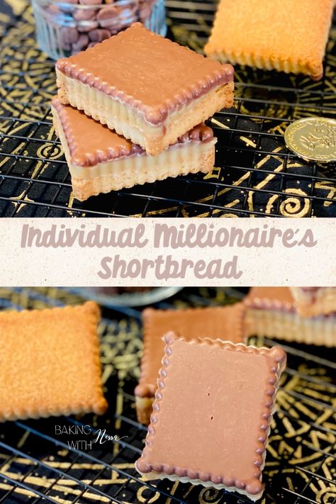 Millionaire's Shortbread, How To Temper Chocolate, Millionaire Shortbread, Buttery Shortbread, Square Tray, Mug Cake, Beignets, Flan, Vanilla Bean