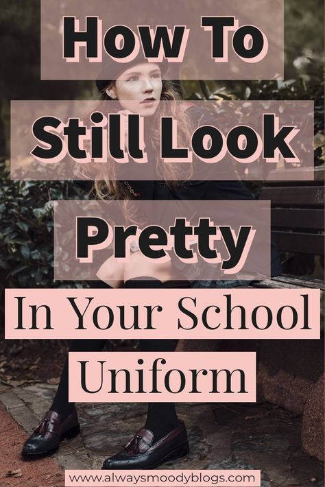 Here are some easy ways to spice up your uniform and work outfits to feel a bit more Girly, feminine and pretty. Cute Ways To Wear School Uniforms, Fashion School Notes, Rich Private School Aesthetic Classroom, How To Make Work Uniform Look Cute, Ways To Look Better In School, Ways To Spice Up Your Outfit, Ways To Make School Uniforms Cute, Making School Uniforms Cute, Ways To Make Your Uniform Cute