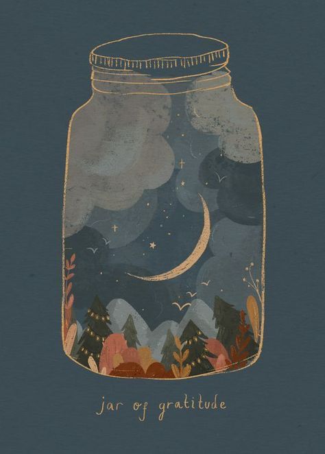 Publishing Book, Gratitude Jar, Story Poems, 동화 삽화, Inspirational Artwork, Art Et Illustration, Illustrators On Instagram, Wallpaper Free, Art And Illustration