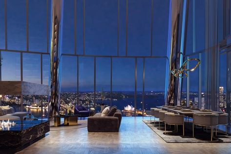 Apartamento New York, Luxury Penthouse, Indie Room, Floor To Ceiling, Luxury Homes Dream Houses, Dream Apartment, Floor To Ceiling Windows, House Goals, Ceiling Windows