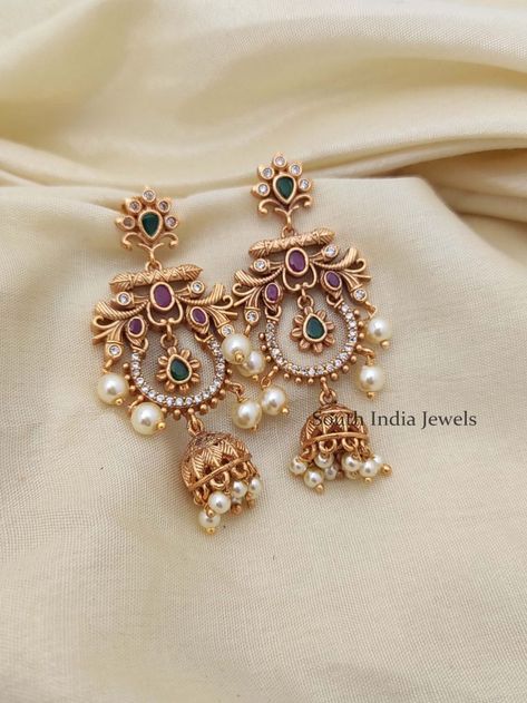 Indian Bridal Earrings, Traditional Jewelry Indian, Earrings Indian Traditional, Buy Earrings Online, Neck Pieces Jewelry, Stone Necklace Set, Gold Earrings Models, Antique Jewellery Designs, Beautiful Gold Necklaces