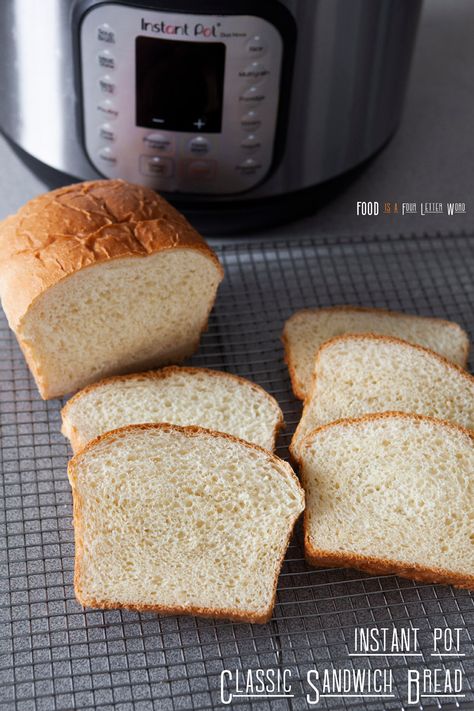 Bread Recipes Instant Pot, Homemade Bread Instant Pot, Instapot Bread Recipe Easy, Insta Pot Bread, Insta Pot Bread Recipes, Instant Pot Recipes Bread, Instapot Bread Recipe, Bread In Instant Pot, Pressure Cooker Bread