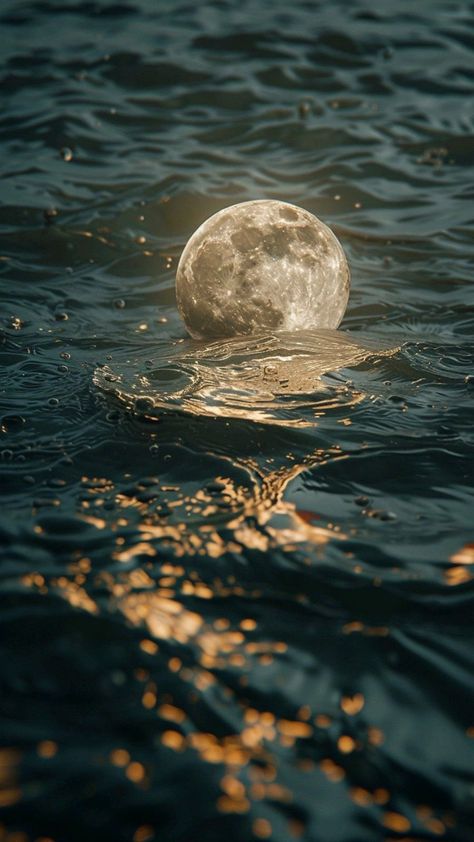 Moon Water Wallpaper Aesthetic, Moon Goddess Aesthetic, Lunar Wallpaper, Dreamy Nature, Moon Rain, Camera Tattoo, Nature Iphone Wallpaper, Rain Wallpapers, Alone In The Dark