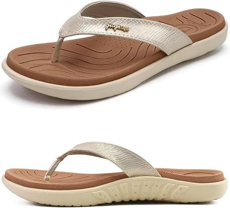 Limited time deal $25.99 (18% Off)(List Price: $31.86) jiajiale Womens Fashion Orthotic Flip Flops Ladies Slip On Lightweight Comfortable Thick Cushion Yoga Mat Thong Sandals With Plantar Fasciitis Arch Support Orthotic Flip Flops, Shoes Design, Sole Shoes, Thong Sandals, Yoga Mat, Arch Support, Designer Shoes, Limited Time, Flip Flops