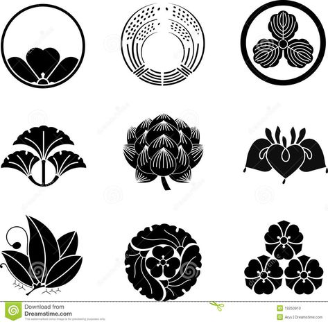 Japanese Family Crests - Download From Over 57 Million High Quality Stock Photos, Images, Vectors. Sign up for FREE today. Image: 19250910 Japanese Crest, Japanese Family Crest, Mujeres Tattoo, Logos Photography, Japanese Tattoo Symbols, Japan Logo, Image Vintage, Family Crests, Japanese Patterns