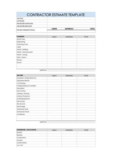 Sample of free construction estimate template in excel google sheets pdf construction estimate quote template excel. Construction estimate quote template, Project scoping and forecasting are a vital tool for just about any business. The range of your job might need t... Construction Quotes, Project Organizer, Estimate Template, Free Powerpoint Templates, Work System, Project Organization, Quote Template, Excel Templates, Google Sheets