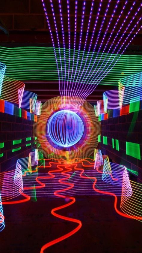 Digital Wave, Light Art Installation, Art Lighting, Lighting Art, New Retro Wave, Art Installation, Light Installation, Neon Lights, Pics Art