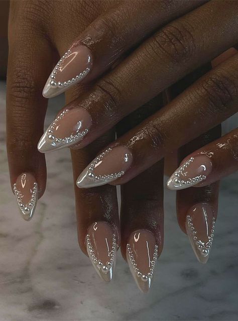 wedding nails, bridal nails, french manicure wedding, french tips nails brides, wedding nails brides, bride nails, wedding nail ideas French Bridal Nails, Wedding Nail Designs, Wedding Day Nails, Bridal Nails Designs, Engagement Nails, Bridal Nails Wedding, Lace Nails, Wedding Nail, Wedding Nails For Bride