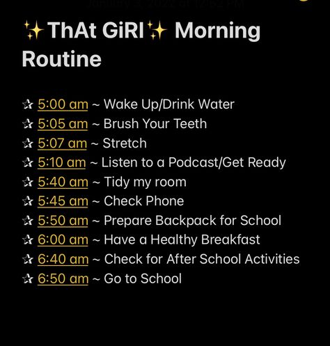 School And Gym Schedule, Morning Routine Online School, Early Morning Study Schedule, 5am Morning Routine Schedule For School, 4am Morning Routine Schedule, Study Routine Schedule After School, Early Morning Routine Schedule, School Day Study Schedule, Early School Morning Routine