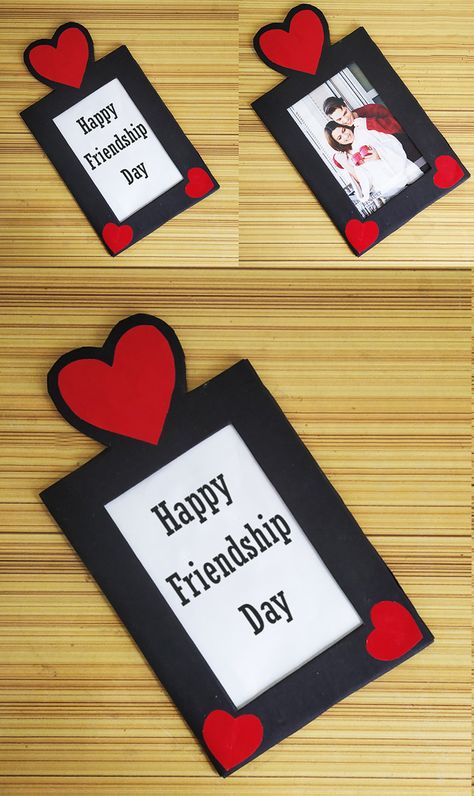 Happy Friendship Day Photo Frame, Ideas For Friendship Day, Friendship Day Photo, Friendship Day Gift Ideas, Happy Friendship Day Photos, Homemade Photo Frames, Friendship Day Photos, Pinboard Ideas, Photo Frame Template