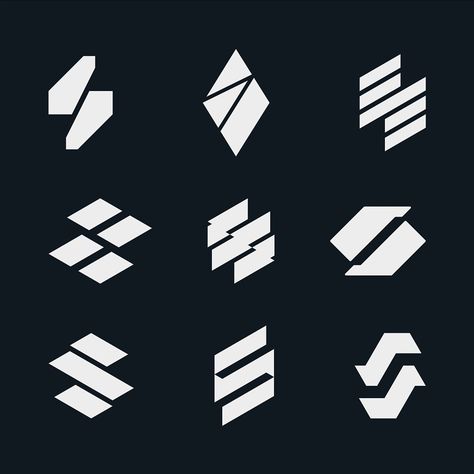 Daniel Rotter - Logo Designer on Instagram: “S explorations — —⁣⁣⁣⁣⁣⁣⁣⁣⁣⁣⁣ Feedback is always welcome⁣⁣⁣⁣⁣⁣⁣⁣⁣⁣⁣ ————————————⁣⁣⁣⁣⁣⁣⁣⁣⁣⁣⁣ 👉 Let‘s start a project together!⁣⁣ 👉…” S Geometric Logo, Logo Pattern Design Branding, Explore Logo, Minimal Logos Inspiration, Logo Software, Minimal Logos, Frida Kahlo Paintings, Kahlo Paintings, Geometric Logo Design