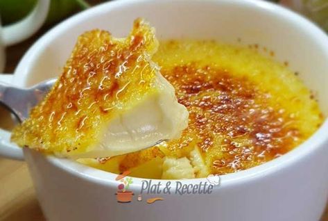 crème brûlée vanille légère ww, une savoureuse crème brûlée légère ww parfumée à la vanille, facile à réaliser pour un dessert léger. Dessert Leger, Ww Desserts, Croutons, Creme Brulee, Cheeseburger Chowder, Weight Watchers, Nutella, Macaroni And Cheese, Oreo