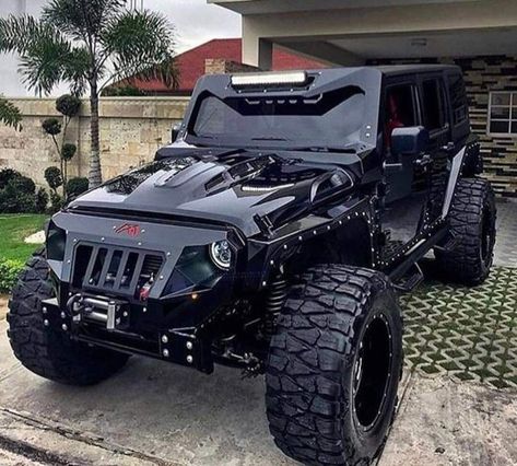 Black Jeep, A Black, Jeep, Cars, Black