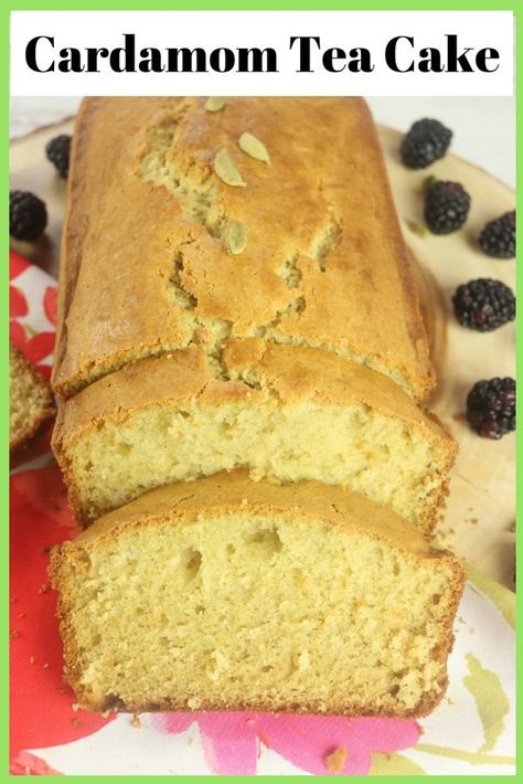 Cardamom Quick Bread, Tea Cake Loaf, Cardamom Pound Cake, Swedish Cardamom Cake, Cardamon Cake Recipes, Cardamom Cake Recipe, Tea Bread Recipes, Finnish Pastries, Cardamom Tea Cake