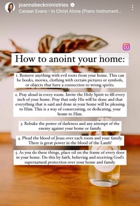 How to anoint your home with christian prayer #anoint #prayer #spiritual #Spiritual Warfare #Cleansing #HolySpirit #Home Bible Wrecker, Anointing Oil Prayer, Fast And Pray, Spiritual Warfare Prayers, Anointing Oil, Prayer And Fasting, Bible Study Notebook, Christian Bible Study, Bible Study Lessons