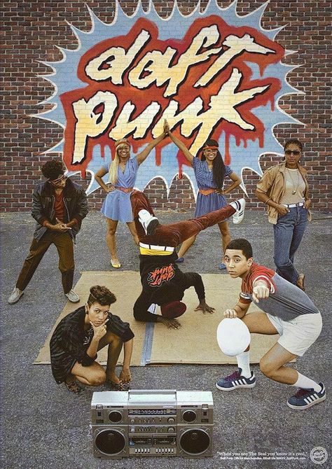 Daft Punk Share More Amazing Merch Ads | News | Pitchfork Daft Punk Poster, Marketing Merchandise, Punk Hoodie, Thomas Bangalter, Punk Poster, Retro Images, Punk Vintage, Hoodie Logo, Poster Ads