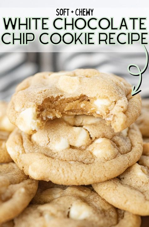 Easy Desserts With White Chocolate Chips, Nestle Toll House White Chocolate Chip Cookies, White Chip Chocolate Cookies, White Chocolate Chip Cookies Gluten Free, Walnut White Chocolate Chip Cookies, Thick White Chocolate Chip Cookies, Healthy White Chocolate Chip Cookies, Toll House White Chocolate Chip Cookies, White Chocolate Chip Cookies Christmas