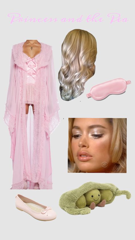 Princess and the Pea Costume Inspo 👑🩷🫛🎀 Princess On The Pea, Princess And The Pea, Costume Inspo, Halloween Kostüm, Halloween Cosplay, Peas, Cosplay Costumes, Halloween