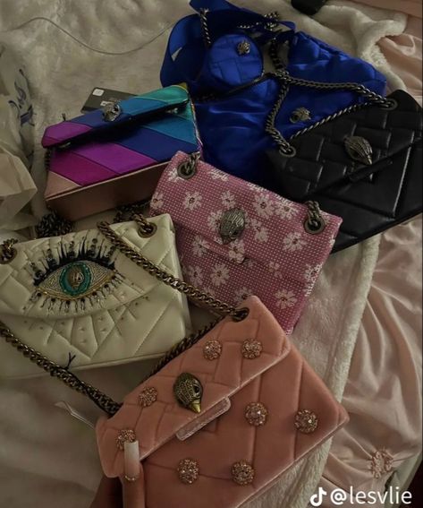 Bolsas Kurt Geiger, Purses Luxury, Purse Aesthetic, Luxury Bags Collection, Purse Essentials, Handbag Essentials, Girly Bags, Cute Handbags, Fancy Bags