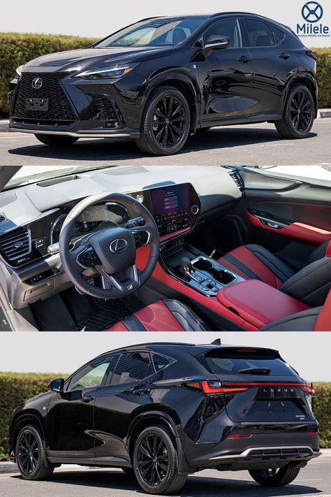 (LHD) LEXUS NX 350 F SPORT 2.4P AT MY2023 – BLACK Lexus Rx 350 Sport, Lexus Nx 350 F Sport, New Lexus Suv, Lexus Truck, Lexus Nx 350, Lexus 350, Lexus Sports Car, Dream Cars Lexus, Lexus Sport