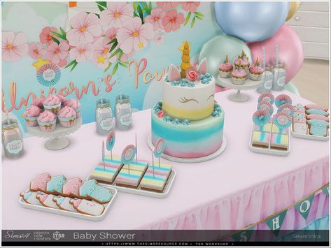 Sims 4 Baby Shower Dress, Sims4 Gender Reveal Cc, Sims Baby Shower Cc, Sims4 Baby Shower Cc, Sims 4 Cc Gender Reveal Mod, Sims 4 Baby Shower Poses, Birthday Cc Sims 4, Sims 4 Cc Baby Shower Decor, Sims 4 Balloons Cc