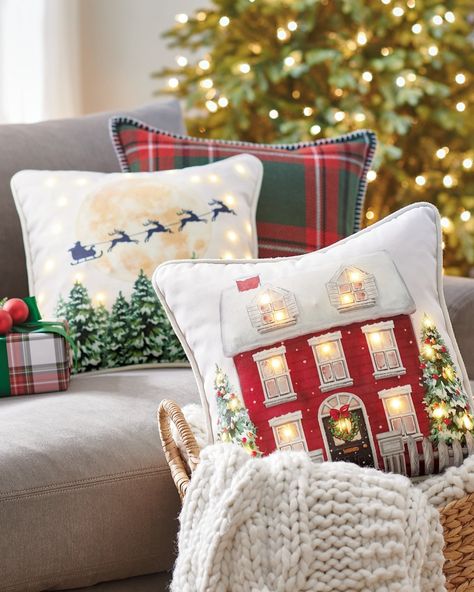 Christmas accent pillows