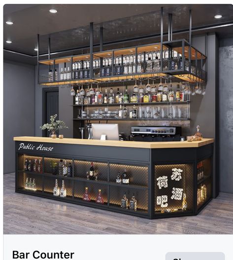 Hangout Space, Home Bar Ideas, Bar Countertops, Bar Counter Design, Home Bar Rooms, Modern Home Bar, Bar Interior Design, Luxury Bar, Design Restaurant