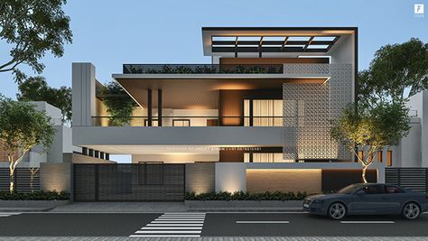 House Structure Design, Modern Bungalow Exterior, House Architecture Styles, Front Wall Design, Contemporary House Exterior, Best Modern House Design, Small House Elevation Design, Modern House Facades, Modern Exterior House Designs