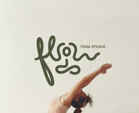 Yoga Studio Logo, Pilates Logo, Studio Brand Identity, Logo Branding Design, Yoga Branding, Yoga Logo, Flow Yoga, Studio Branding, Yoga Design