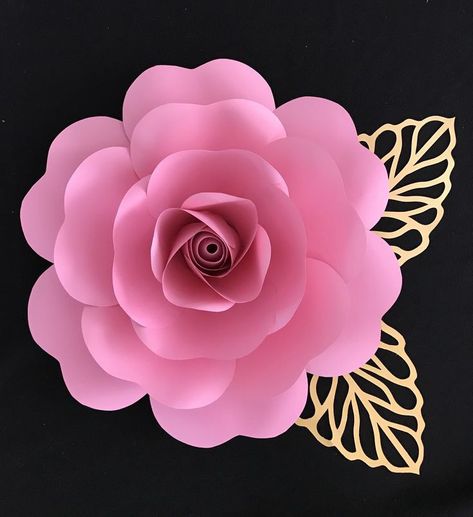 Paper Rose Svg, Giant Paper Rose, Flower Making With Paper, Large Paper Flower Template, Giant Paper Flowers Template, Flower Petal Template, Giant Paper Roses, Paper Rose Template, Woolen Flower