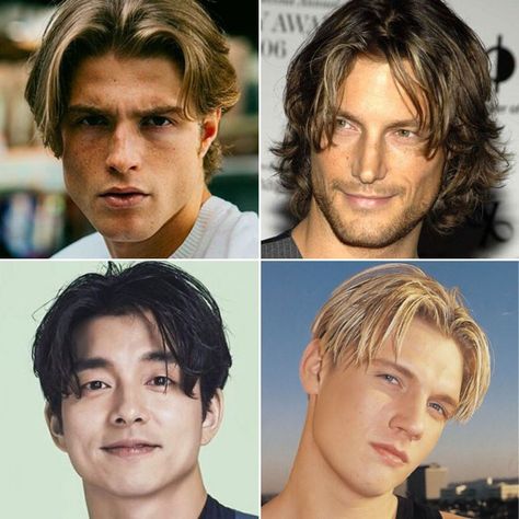 Bangs 90s, Middle Part Haircut, Curtain Haircut, Center Part Hairstyles, Bang Man, Middle Part Hairstyles, Side Swept Hairstyles, Asian Men Hairstyle, Long Hair On Top