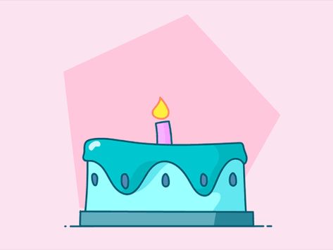 gifs — Mike Mirandi - Animation & Design Birthday Cake Gif Animation, Birthday Cake Animation, Hbd Gif, Cake Animation, Birthday Animation, Birthday Card Gif, Happy Birthday Wishes For Her, Birthday Animated Gif, Animation Images